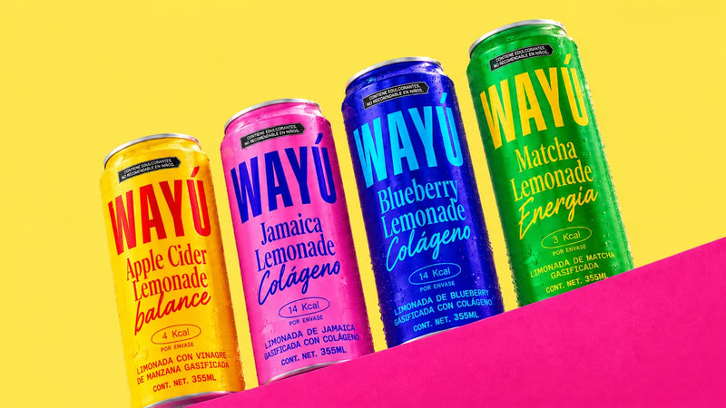 Latas de limonada Wayú