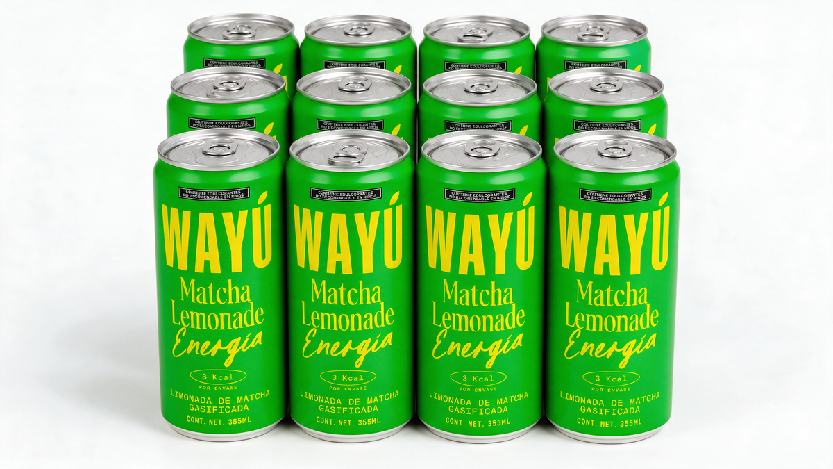 WAYU Matcha Lemonade 12 pack - fondo blanco Amazon