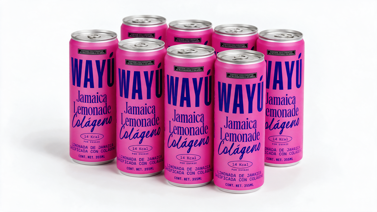 WAYU Flor de Jamaica Collagen 8 pack - fondo blanco Amazon