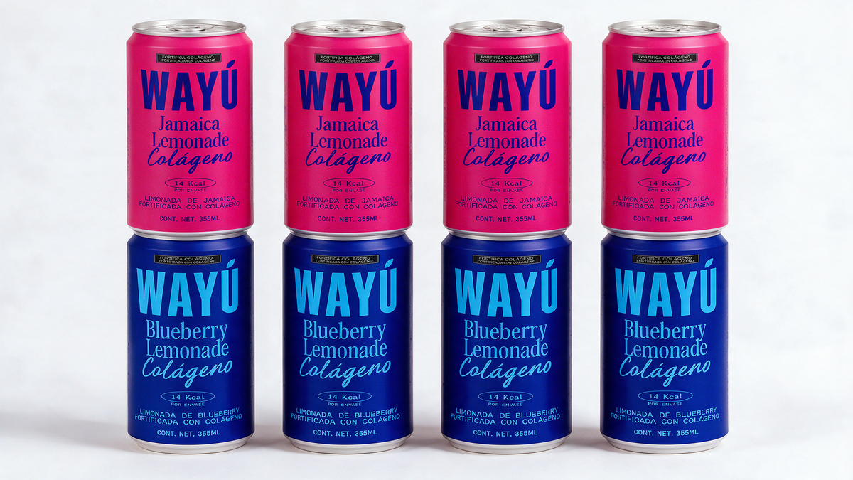 WAYU Duo Colageno Jamaica Blueberry 8 pack - fondo blanco Amazon